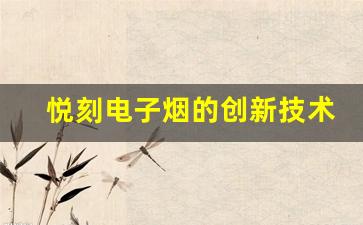 悦刻电子烟的创新技术与用户体验