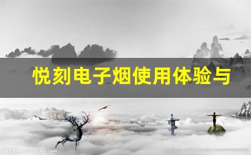 悦刻电子烟使用体验与质量评测