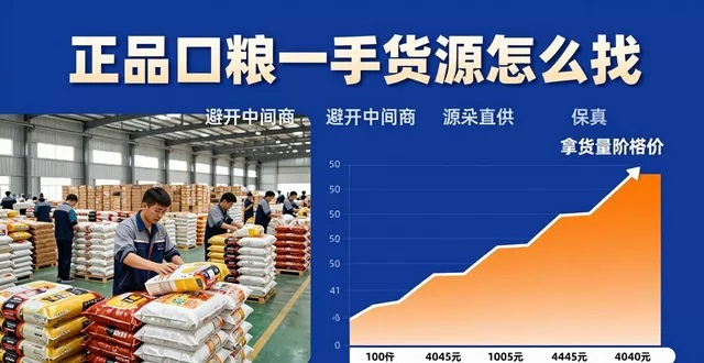 正品口粮一手货源怎么找 避开中间商直接对接源头