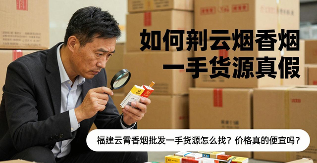 福建云霄香烟批发一手货源怎么找？价格真的便宜吗？
